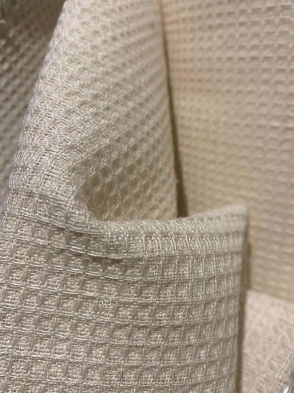 Knokkon nettle-hemp-cotton mimiwaffle pattern